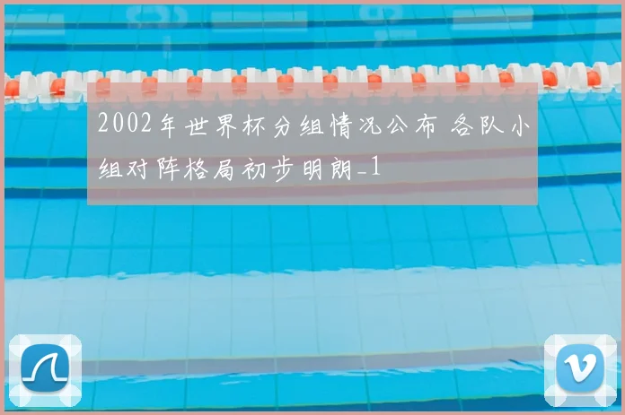 2002年世界杯分组情况公布 各队小组对阵格局初步明朗_1
