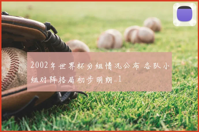 2002年世界杯分组情况公布 各队小组对阵格局初步明朗_1
